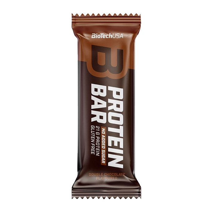 BioTechUSA Protein Bar, Double Chocolate - 16 x 70g