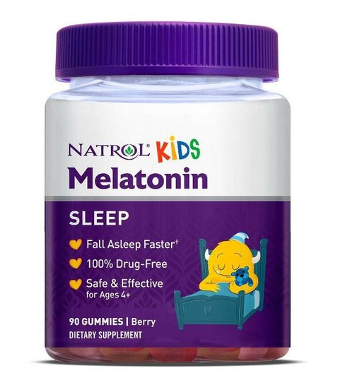 Natrol Kids Melatonin, Berry - 90 gummies - Sports Nutrition at MySupplementShop by Natrol