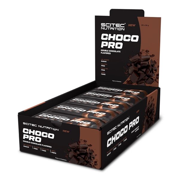 SciTec Choco Pro Bar - 20 x 50g - Protein Bars at MySupplementShop by SciTec