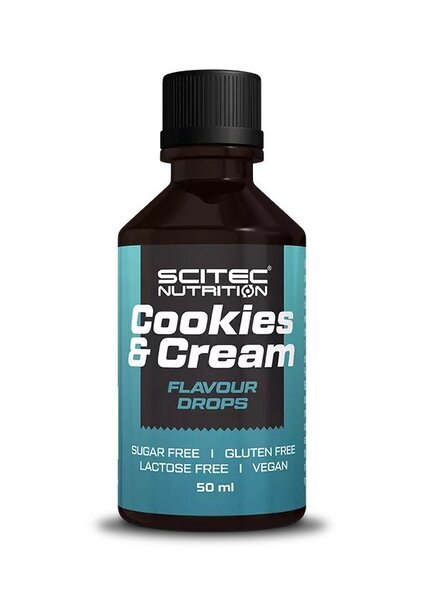 SciTec Flavour Drops - 50ml - Cookies & Cream - Vegan Products at MySupplementShop by SciTec