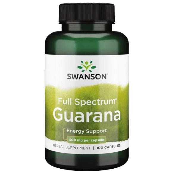 Swanson Full Spectrum Guarana, 500mg - 100 caps