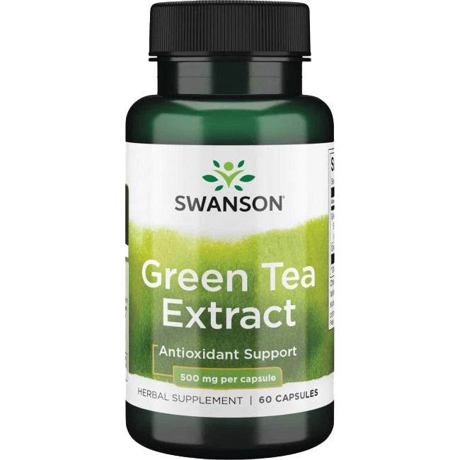 Swanson Green Tea Extract, 500mg - 60 caps