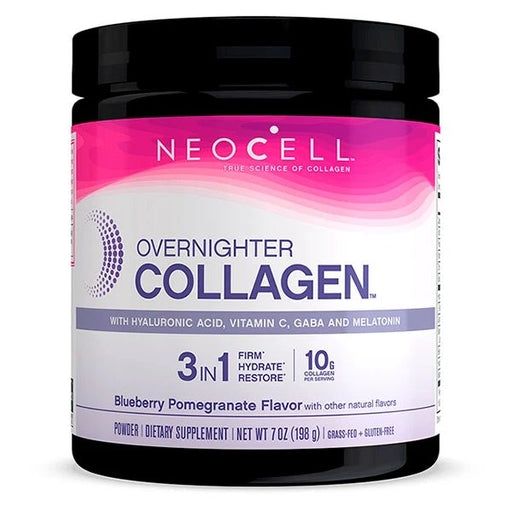 NeoCell Overnighter Collagen, Blueberry Pomegranate - 198g - Sports Supplements at MySupplementShop by NeoCell