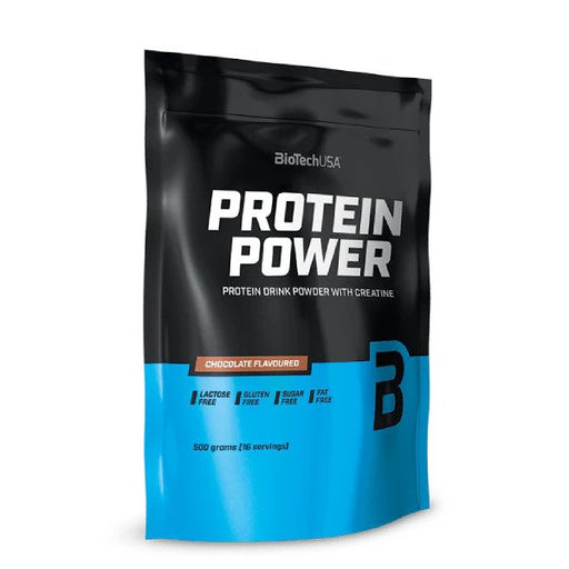 BioTechUSA Protein Power Strawberry Banana 500g - Protein at MySupplementShop by BioTechUSA