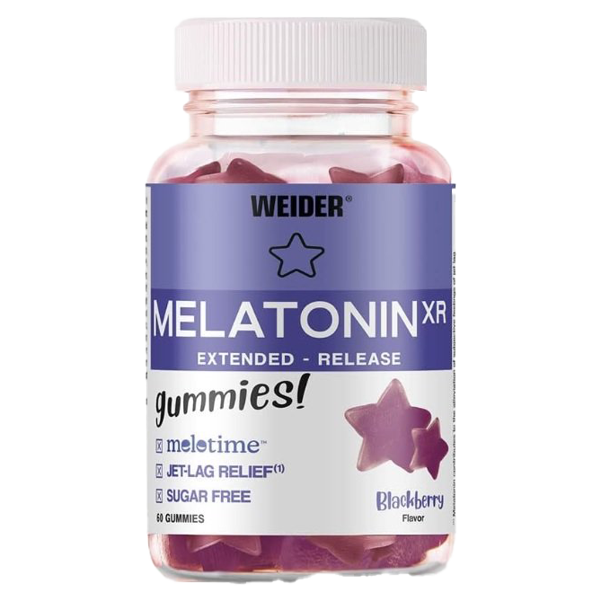 Melatonin XR, Blackberry - 60 gummies