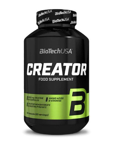 BioTechUSA Creator  120 caps - Creatine Supplements at MySupplementShop by BioTechUSA