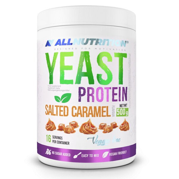 Allnutrition Yeast Protein Salted Caramel  500g - Protein at MySupplementShop by Allnutrition