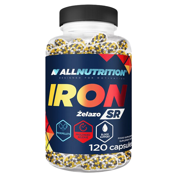 Allnutrition Iron SR - 120 caps: Extended Release, Essential Mineral