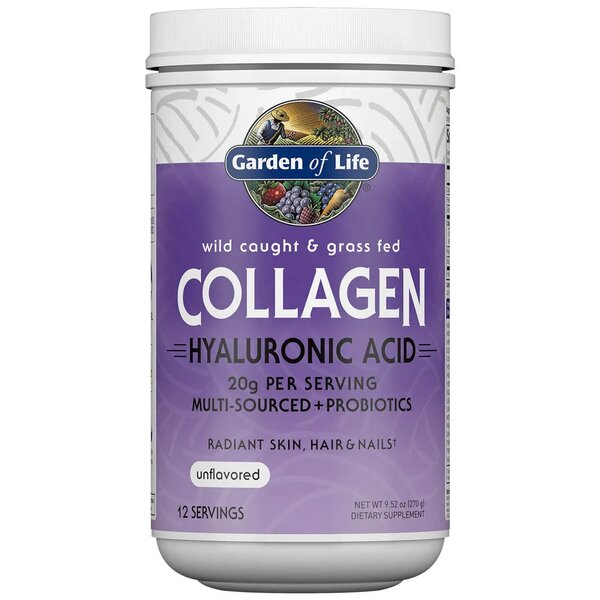 Garden of Life Wild Caught & Grass Fed Collagen with Hyaluronic Acid Powder 270g - Collagen at MySupplementShop by Garden of Life