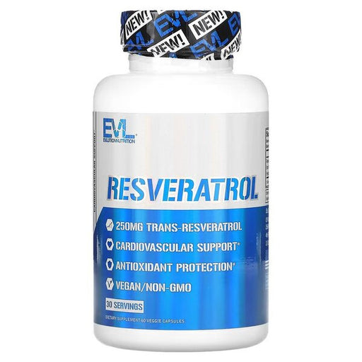 EVLution Nutrition Resveratrol - 60 vcaps - Sports Supplements at MySupplementShop by EVLution Nutrition