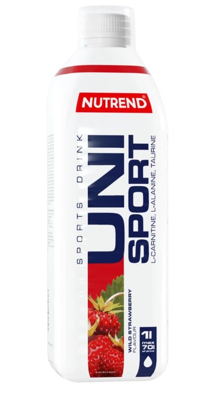 Nutrend Unisport, Wild Strawberry - 1000ml - Dietary Management at MySupplementShop by Nutrend