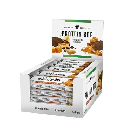 Trec Nutrition Protein Bar, Nougat & Caramel - 24 x 46g - Sports Supplements at MySupplementShop by Trec Nutrition