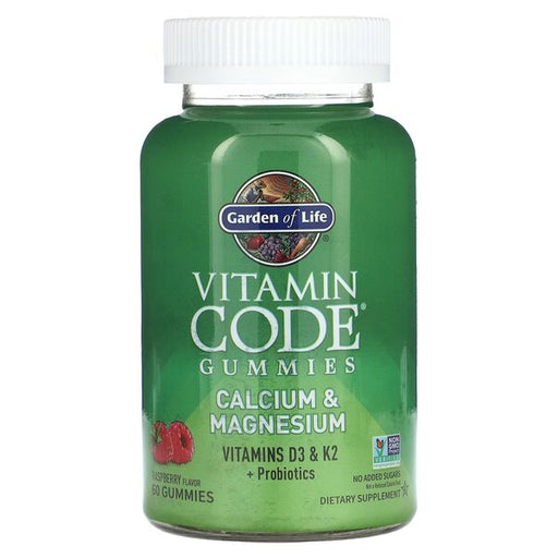 Garden of Life Vitamin Code Calcium & Magnesium Gummies, Raspberry - 60 gummies - Sports Supplements at MySupplementShop by Garden of Life