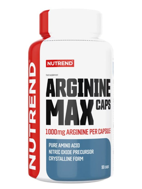 Nutrend Arginine Max Caps, 1000mg - 90 caps - Sports Supplements at MySupplementShop by Nutrend