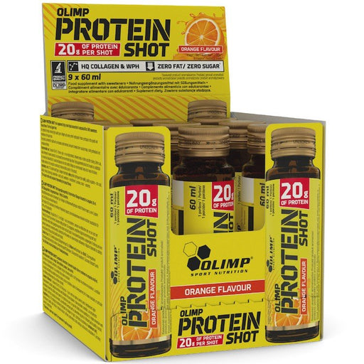 Olimp Nutrition Protein Shot, Orange 9 x 60 ml - Sports Nutrition at MySupplementShop by Olimp Nutrition