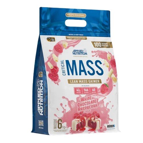 Applied Nutrition Critical Mass - Professional 6000g - White Chocolate & Raspberry - Whey Proteins at MySupplementShop by Applied Nutrition