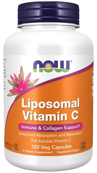 NOW Foods Liposomal Vitamin C - 120 vcaps - Default Title - Sports Nutrition at MySupplementShop by NOW Foods