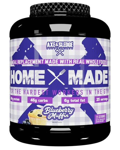 Axe & Sledge Home Made 2825g - Blueberry Muffin - High Carb Gainers at MySupplementShop by Axe & Sledge