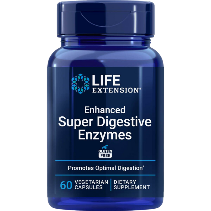 Life Extension Enhanced Super Digestive Enzymes 60 Vegetarian Capsules