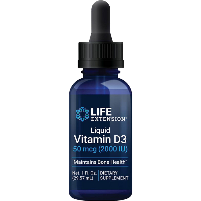 Life Extension Liquid Vitamin D3 50 mcg (2000iu) 29.57ml