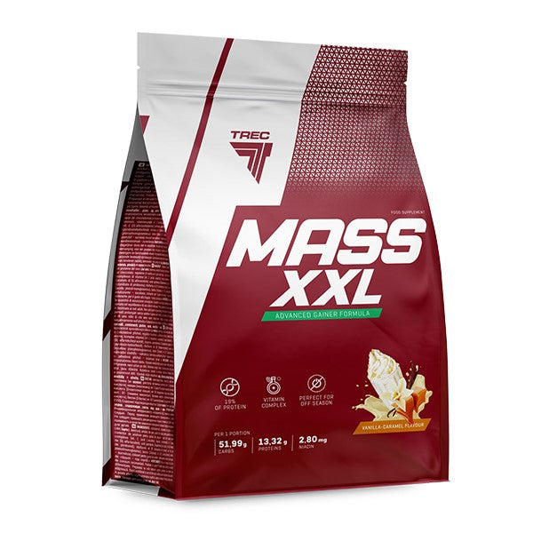 Trec Nutrition Mass XXL Gainer | High-energy formula of carbohydrate and whey protein - Weight Gainers & Carbs at MySupplementShop by Trec Nutrition