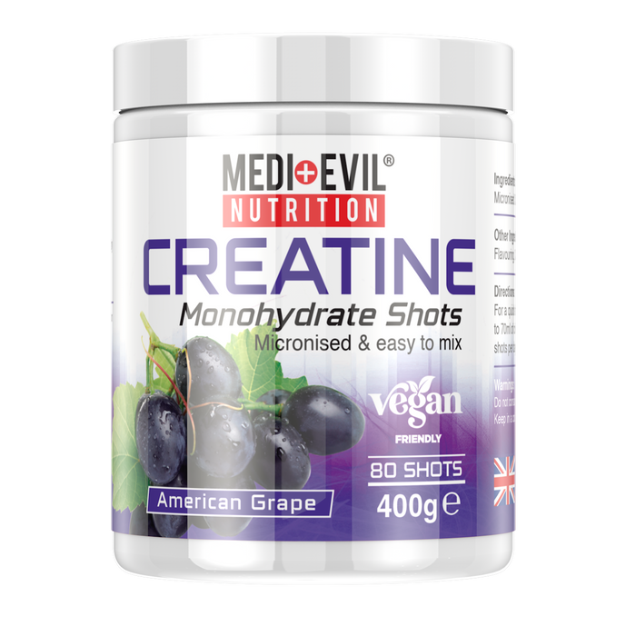 Medi-Evil Creatine 400g - American Grape - Creatine Powder at MySupplementShop by Medi-Evil Nutrition