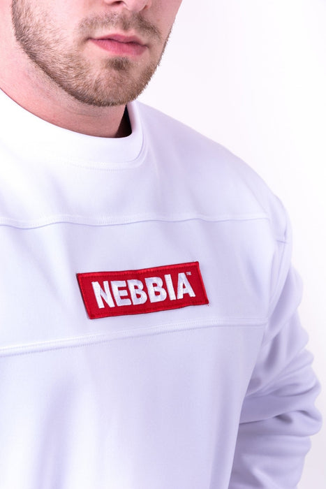 Nebbia Red Label Sweatshirt 148 - White - Sweatshirt at MySupplementShop by Nebbia