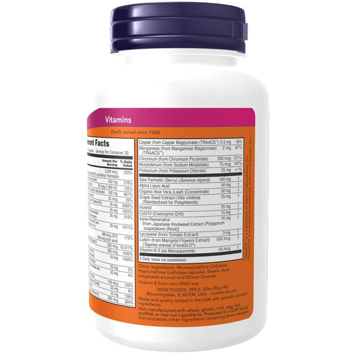 NOW Foods ADAM Men's Multivitamin 90 Veg Capsules - Vitamins & Minerals at MySupplementShop by NOW Foods