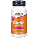 NOW Foods Biotin 5,000 mcg 60 Veg Capsules - Vitamins & Minerals at MySupplementShop by NOW Foods