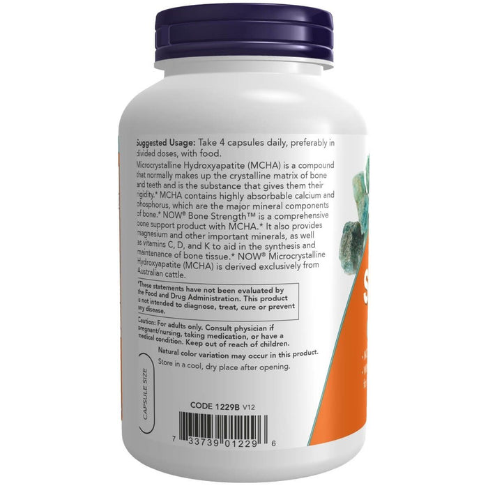 NOW Foods Bone Strength 240 Capsules - Health and Wellbeing at MySupplementShop by NOW Foods