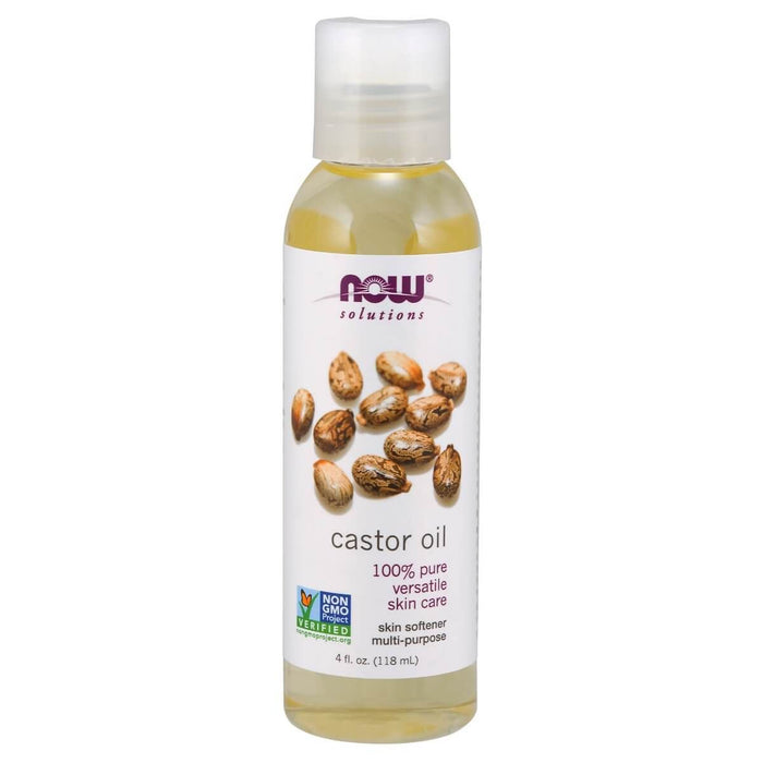 NOW Foods Castor Oil 4oz (118ml) - Hair Care at MySupplementShop by NOW Foods