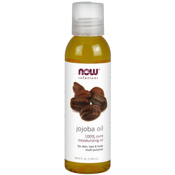 NOW Foods Jojoba Oil 100% Pure Moisturizing 4oz - Health and Wellbeing at MySupplementShop by NOW Foods