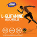 NOW Foods L-Glutamine 1,000 mg 120 Veg Capsules - L-Glutamine, Glutamine at MySupplementShop by NOW Foods