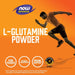 NOW Foods L-Glutamine Powder 1 lbs (454 g) - L-Glutamine, Glutamine at MySupplementShop by NOW Foods