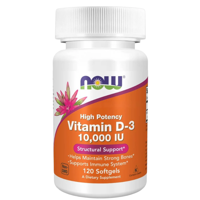 NOW Foods Vitamin D-3 10,000 IU 120 Softgels