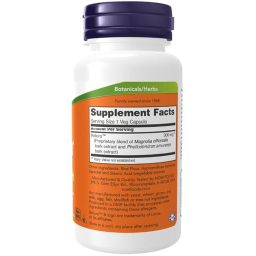 NOW Foods Relora 300 mg 60 Veg Capsules - Slimming and Weight Management at MySupplementShop by NOW Foods