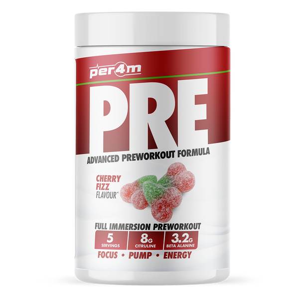 Per4m Pre Workout 5 Servings - Cherry Fizz - Pre Workout at MySupplementShop by PER4M Nutrition