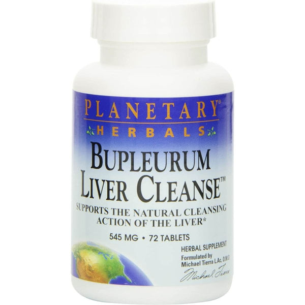 Planetary Herbals Bupleurum Liver Cleanse 545mg 72 Tablets - Liver Support at MySupplementShop by Planetary Herbals