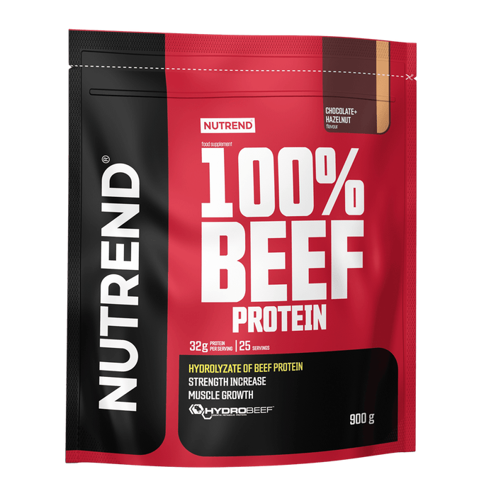 Nutrend 100% Beef Protein, Chocolate Hazelnut - 900g