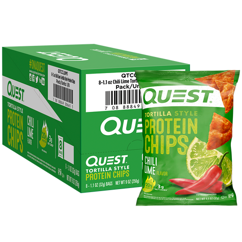 Quest Nutrition Protein Chips 8x32g - Food Cupboard at MySupplementShop by Quest Nutrition