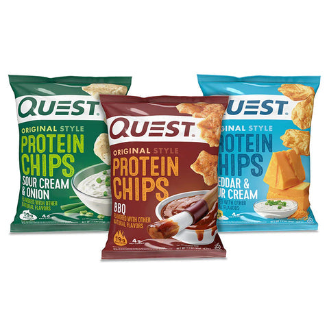 Quest Nutrition Protein Chips 8x32g - Food Cupboard at MySupplementShop by Quest Nutrition