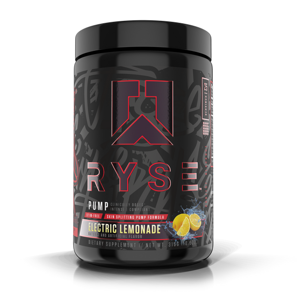 Ryse Supps Blackout Pump Powder 315g - Electric Lemonade - Sports Nutrition at MySupplementShop by Ryse Supps