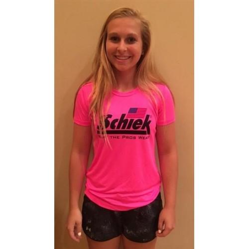 Schiek Womens Poly HD Shirt - Pink - XS - Shirt at MySupplementShop by Schiek Sports