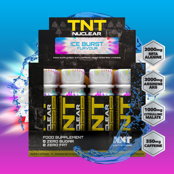 NXT Nutrition TNT Nuclear Shots 12 x 60ml - Pre-Workout Shot at MySupplementShop by Nxt Nutrition