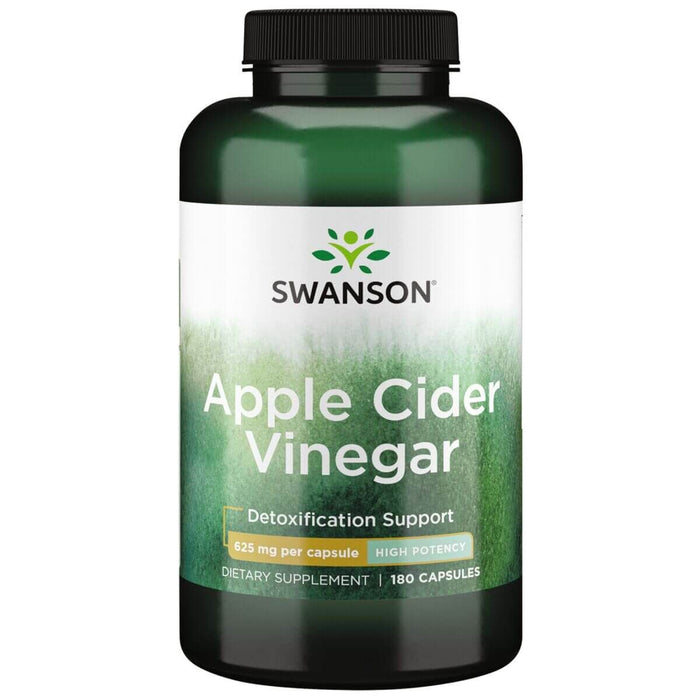 Swanson Apple Cider Vinegar 625 mg 180 Capsules - Slimming and Weight Management at MySupplementShop by Swanson