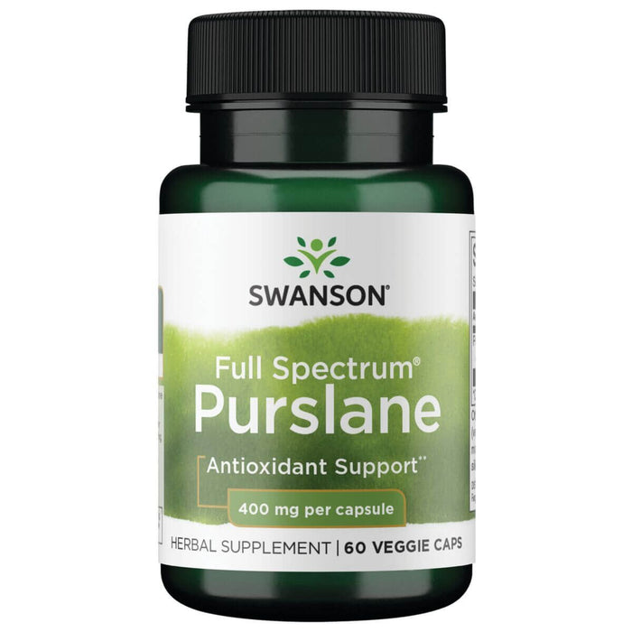 Swanson Full Spectrum Purslane 400mg 60 Vegetarian Capsules - Combination Multivitamins & Minerals at MySupplementShop by Swanson