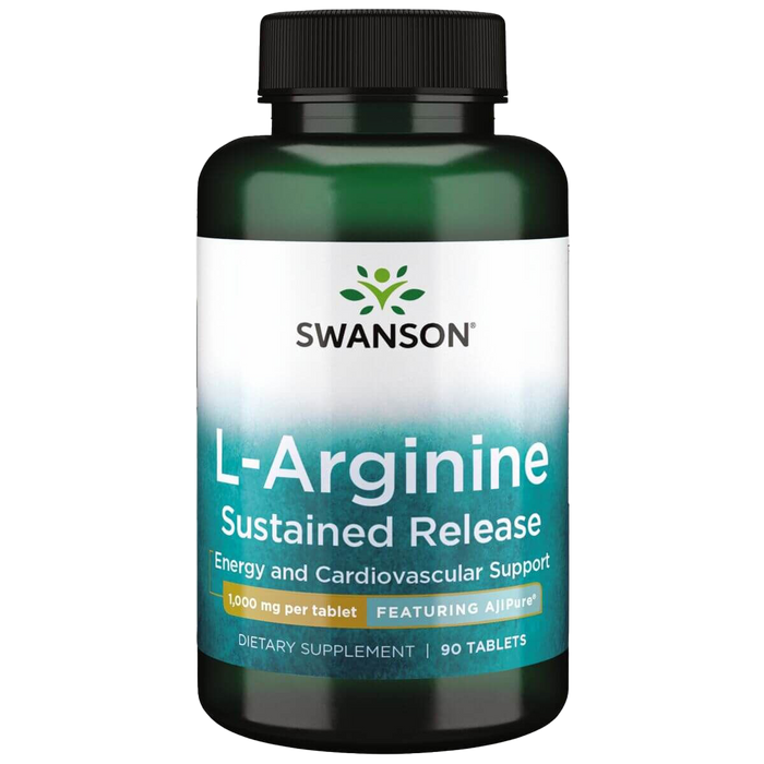 Swanson L-Arginine Sustained Release 1000mg 90 Tablets