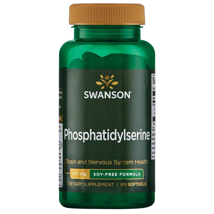 Swanson Phosphatidylserine Soy Free Formula 100 mg 90 Softgels