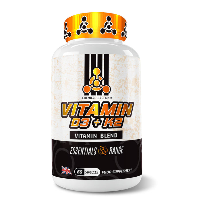 Chemical Warfare Vitamin D3 & K2 60 Caps - Sports Nutrition at MySupplementShop by Chemical Warfare