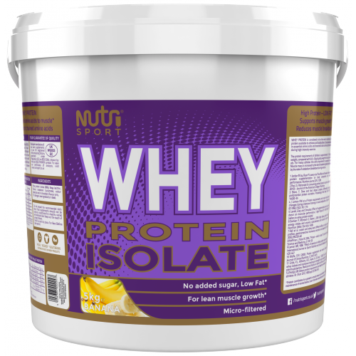 NutriSport Whey Protein Isolate 25 Servings 5kg - Whey Protein Isolate at MySupplementShop by Nutrisport